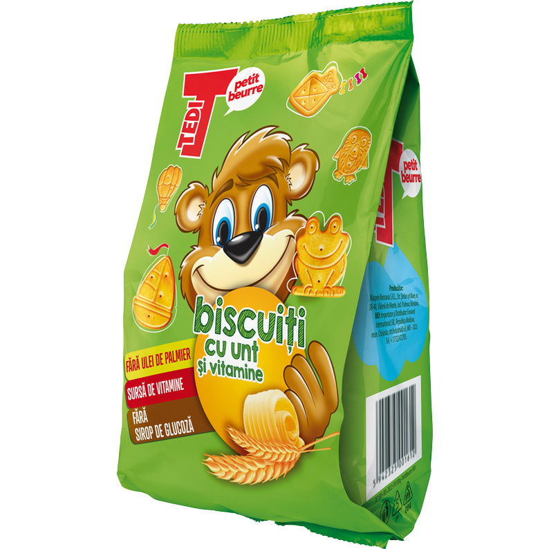 Tedi Biscuiti Unt 100Gr