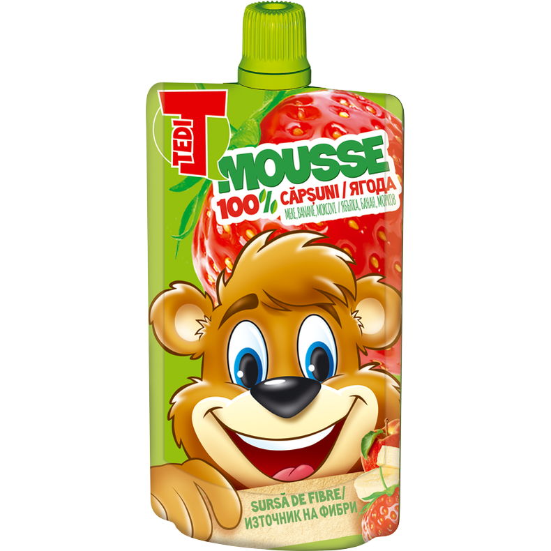 Tedi Mousse 100Gr Capsune