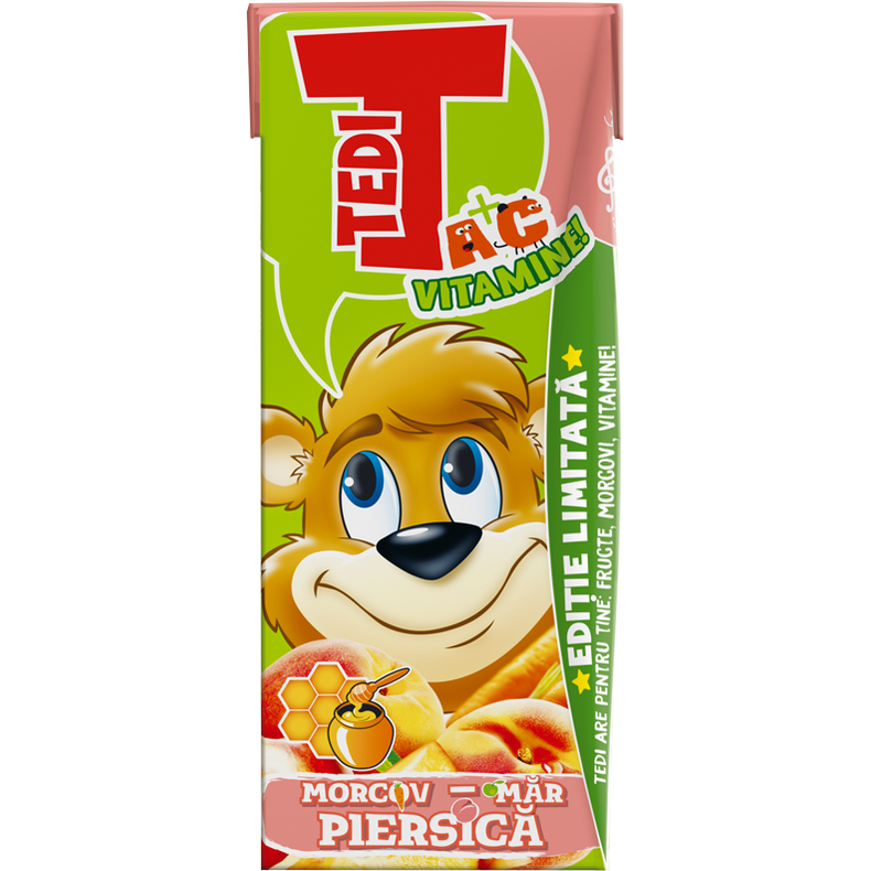 Tedi Suc Morcov/Piersică/Mar 0.2L