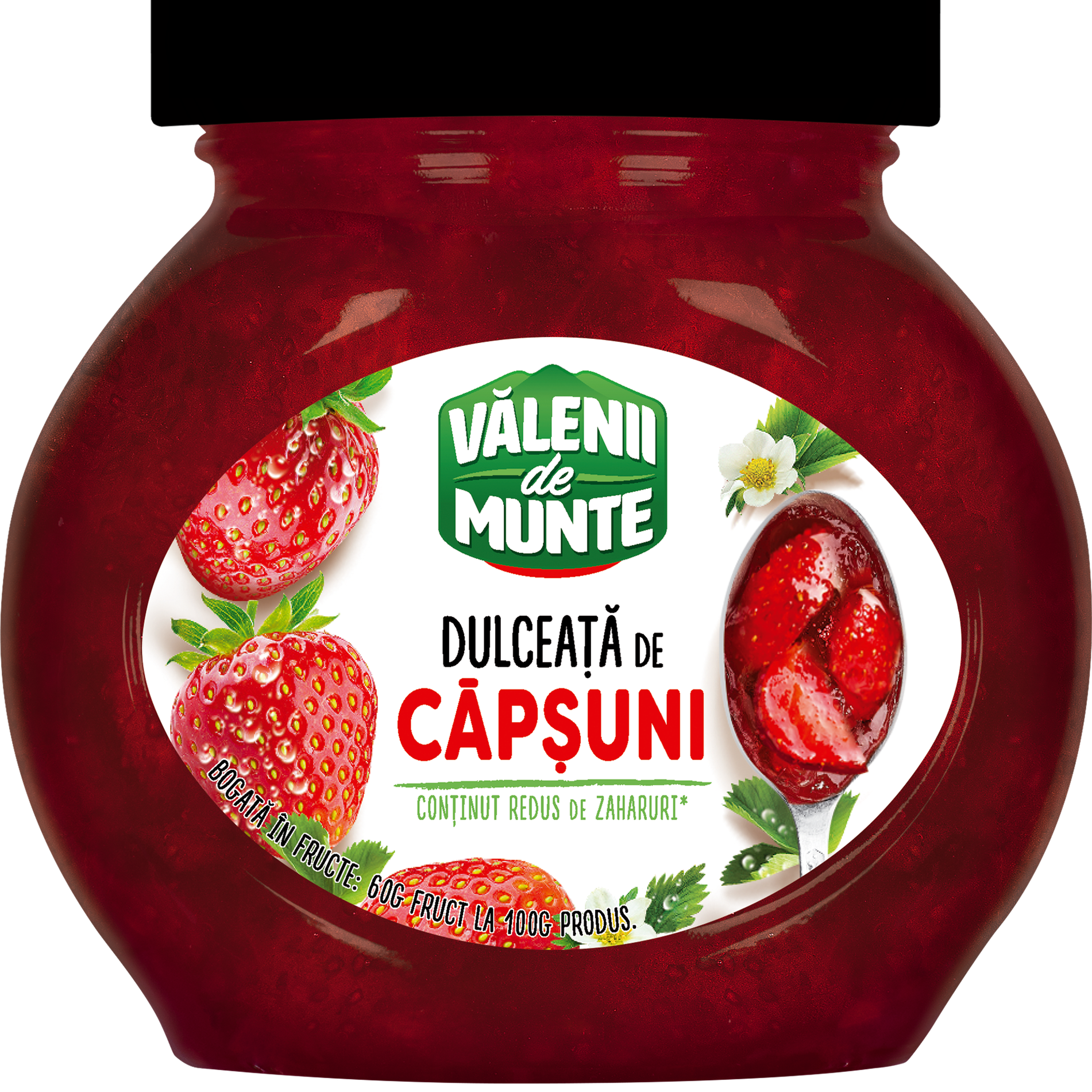 Valenii De Munte Dulceață Căpșuni 240Gr