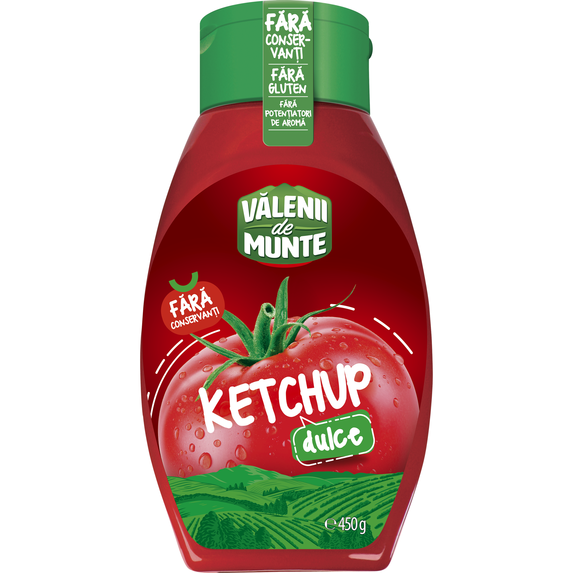 Valenii De Munte Ketchup 450Gr Dulce