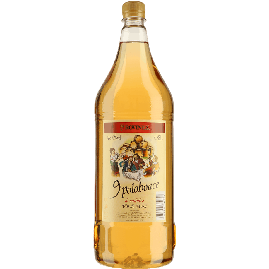 Vin 9 Poloboace Alb Demidulce 2L