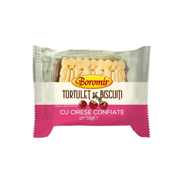 Tortulet Biscuiti/Cirese 50Gr