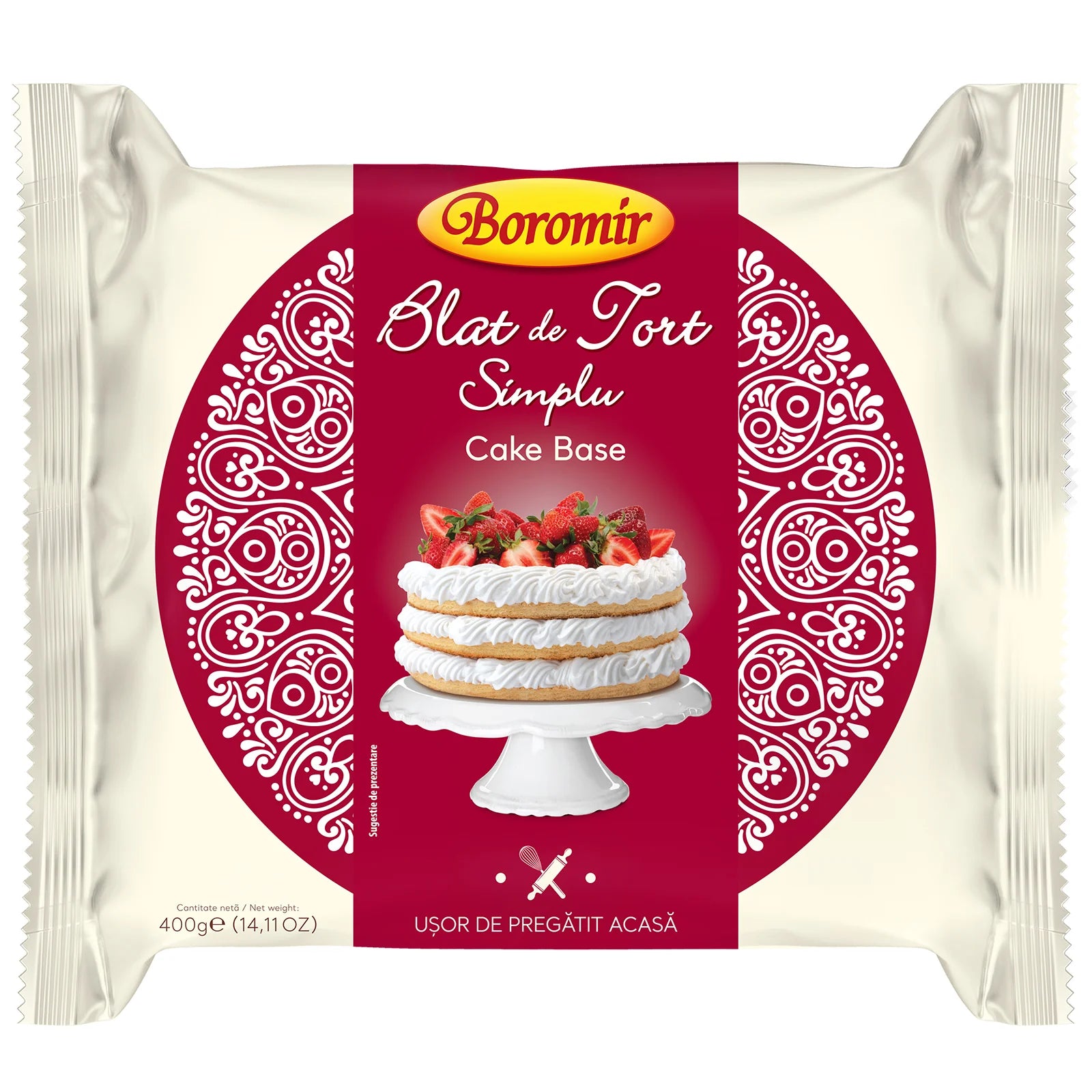 Blat De Tort Vanilie 400Gr