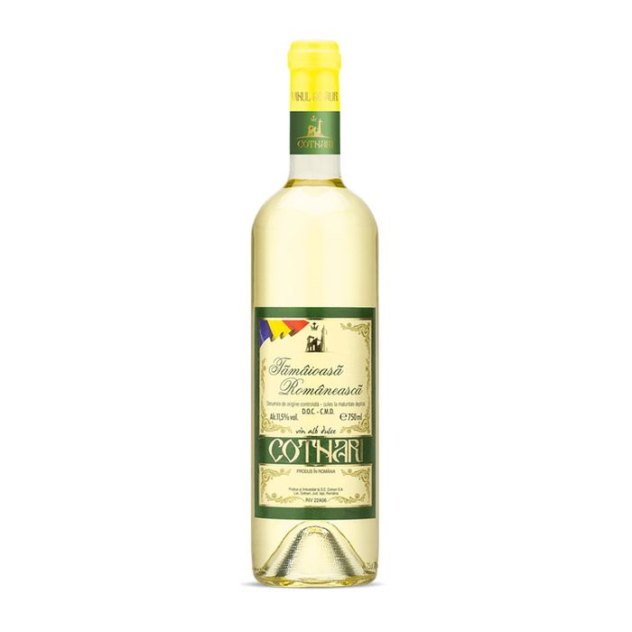 Vin Cotnari Traditii Tămâioasă 0.75L Alb Dulce