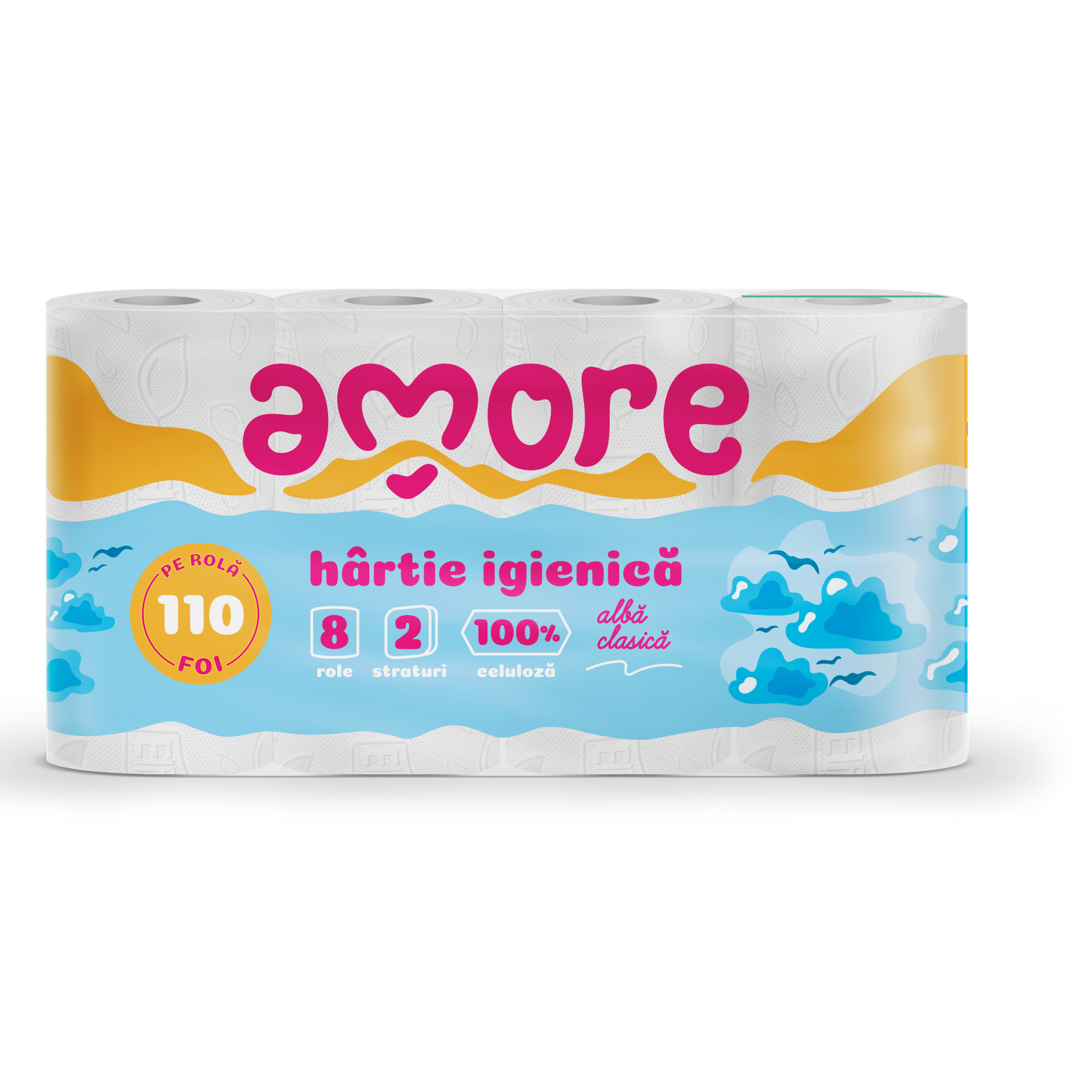 Amore Hârtie Igienică 2 Straturi