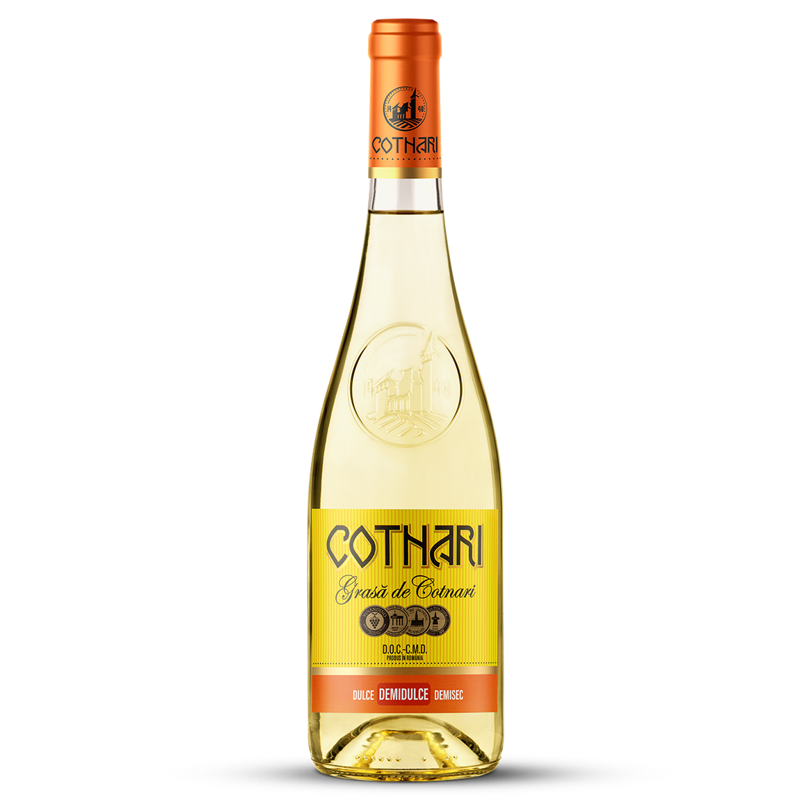 Vin Cotnari Grasa 0.75L Alb Demidulce