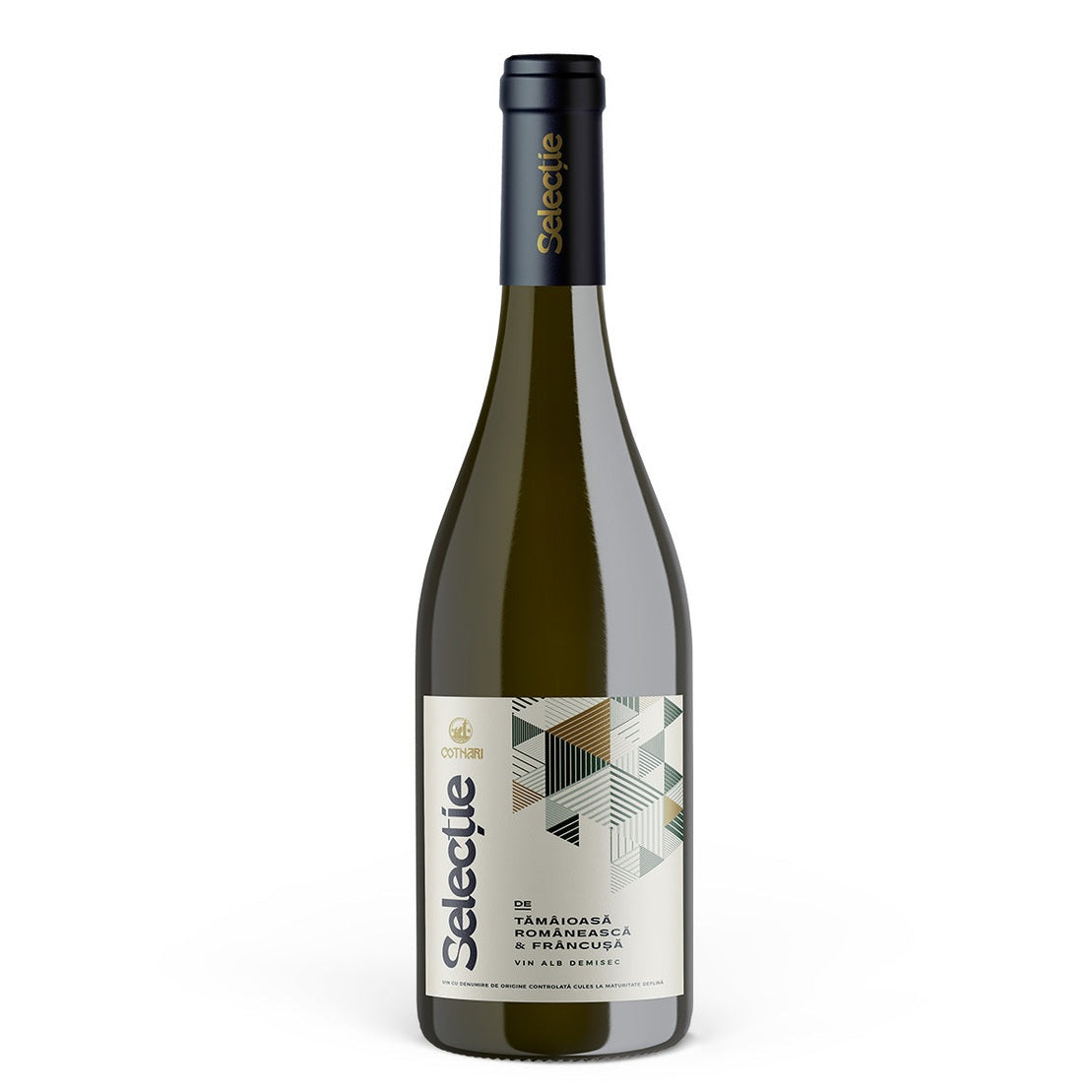Vin Cotnari Selectie Tămâioasă Rom + Frâncușă 0.75L Demisec