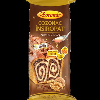 Cozonac Insiropat Nuci/Cacao 550Gr