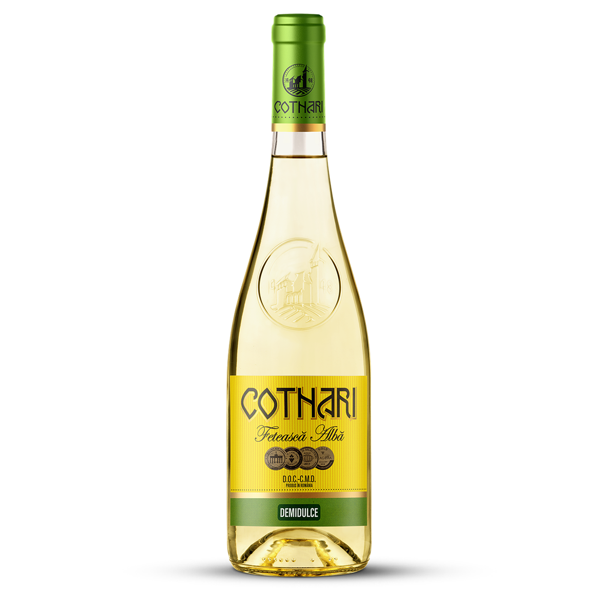 Vin Cotnari Fetească Albă 0.75L Demidulce