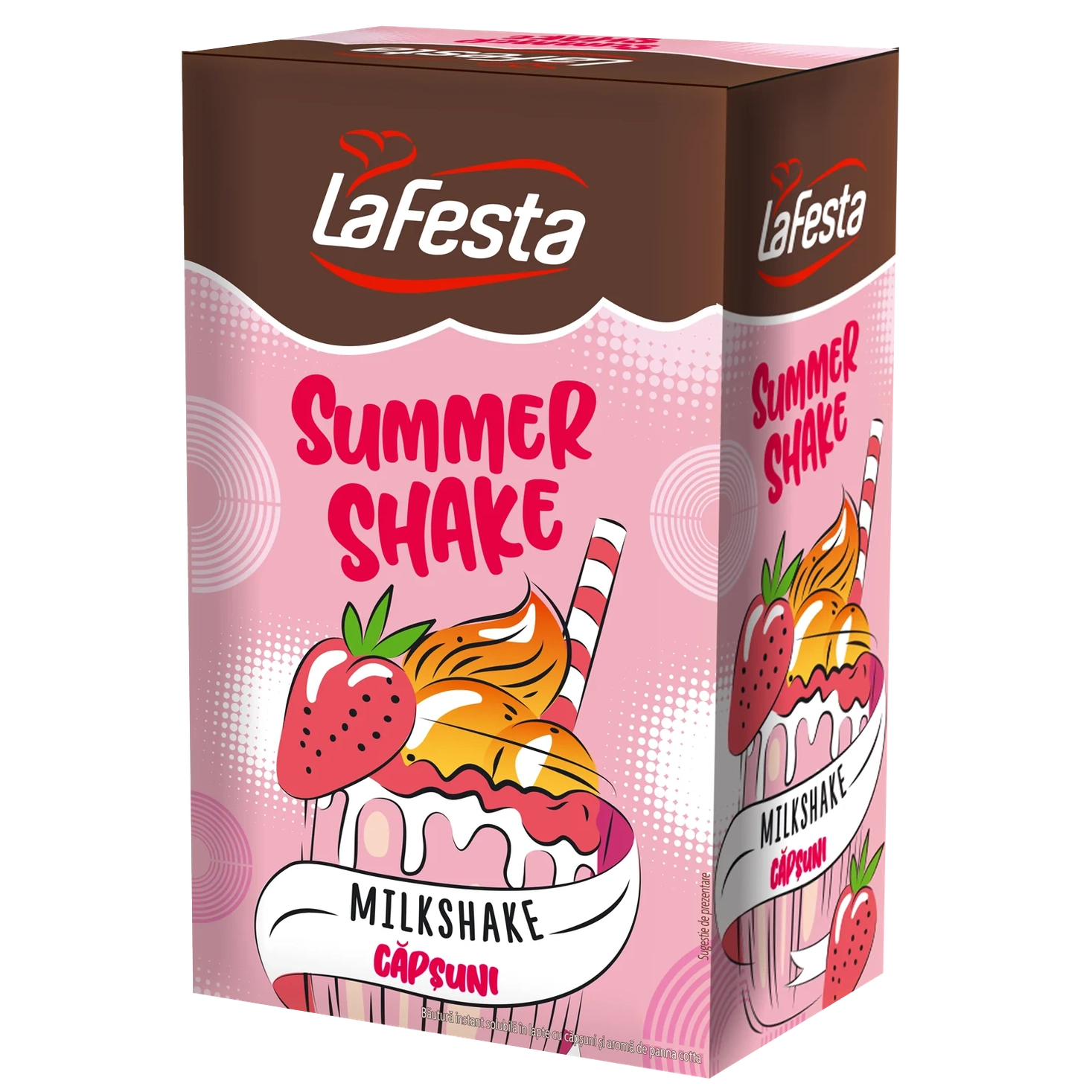 La Festa Milk Shake Căpșuni 200Gr