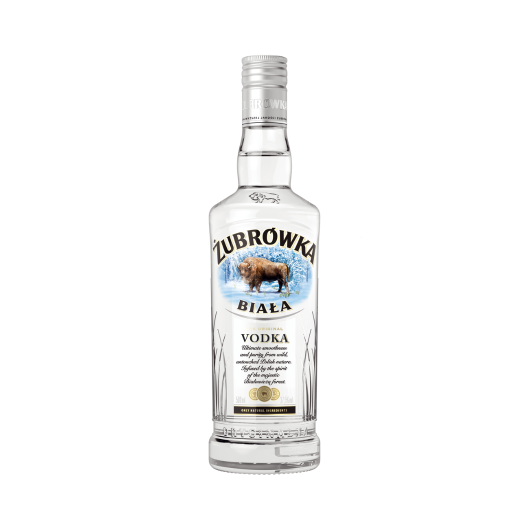 Vodka Zubrowka 0.5L Biala 40%