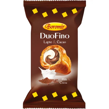 Croissant Duofino Lapte/Cacao 75Gr/30Bax