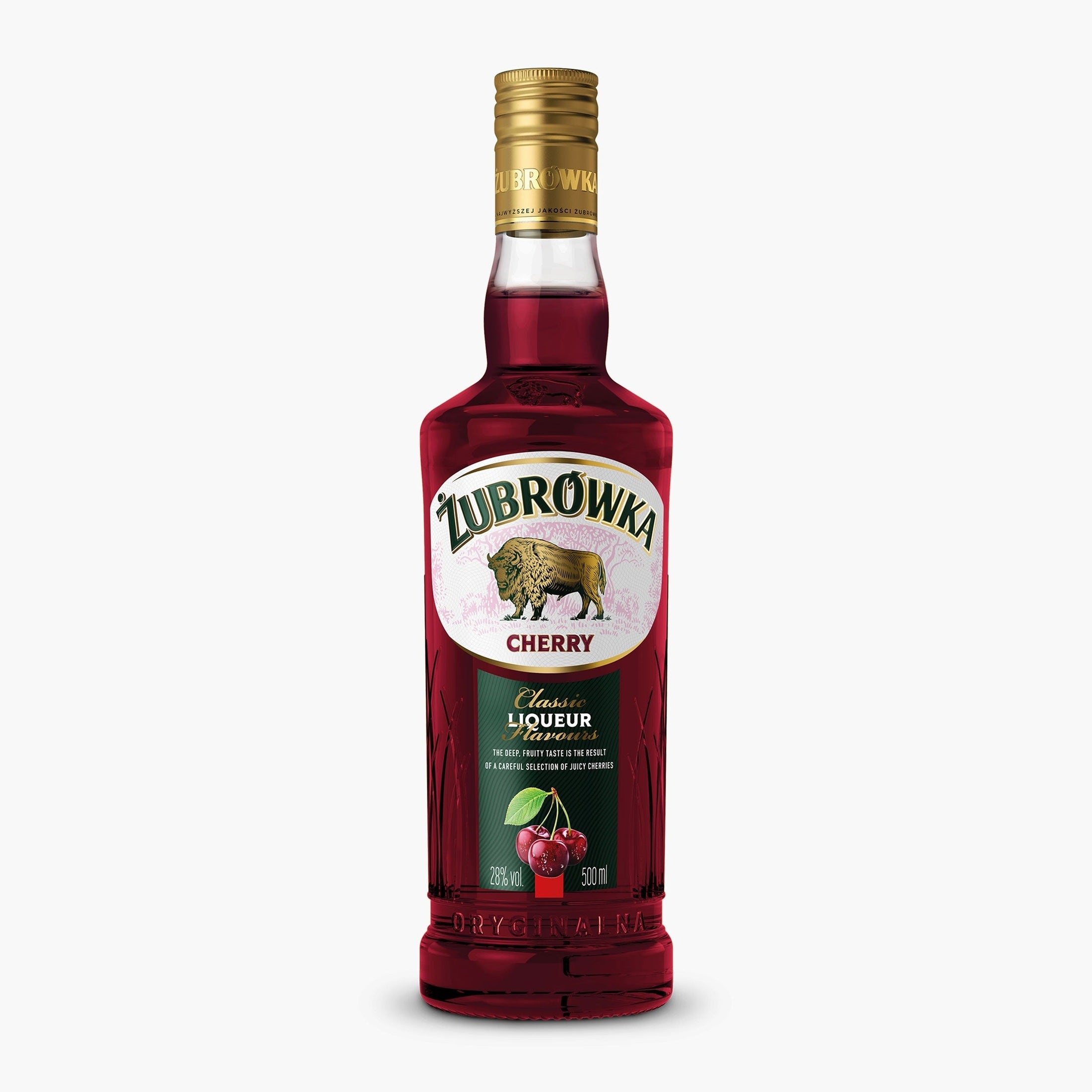 Lichior Zubrowka 0.5L Vișine 28%