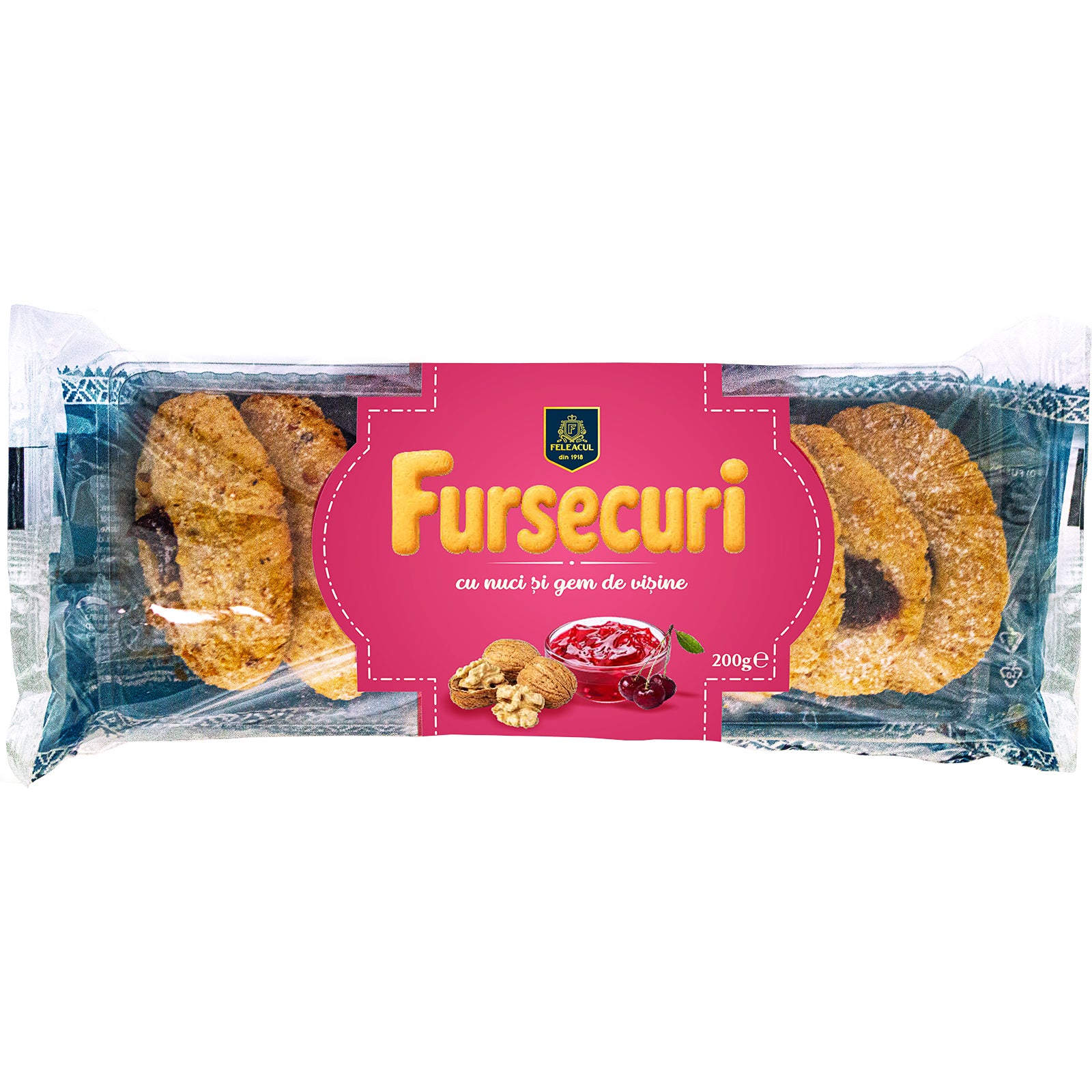 Fursecuri Boromir Cu Nuci/Gem Vișine 200Gr