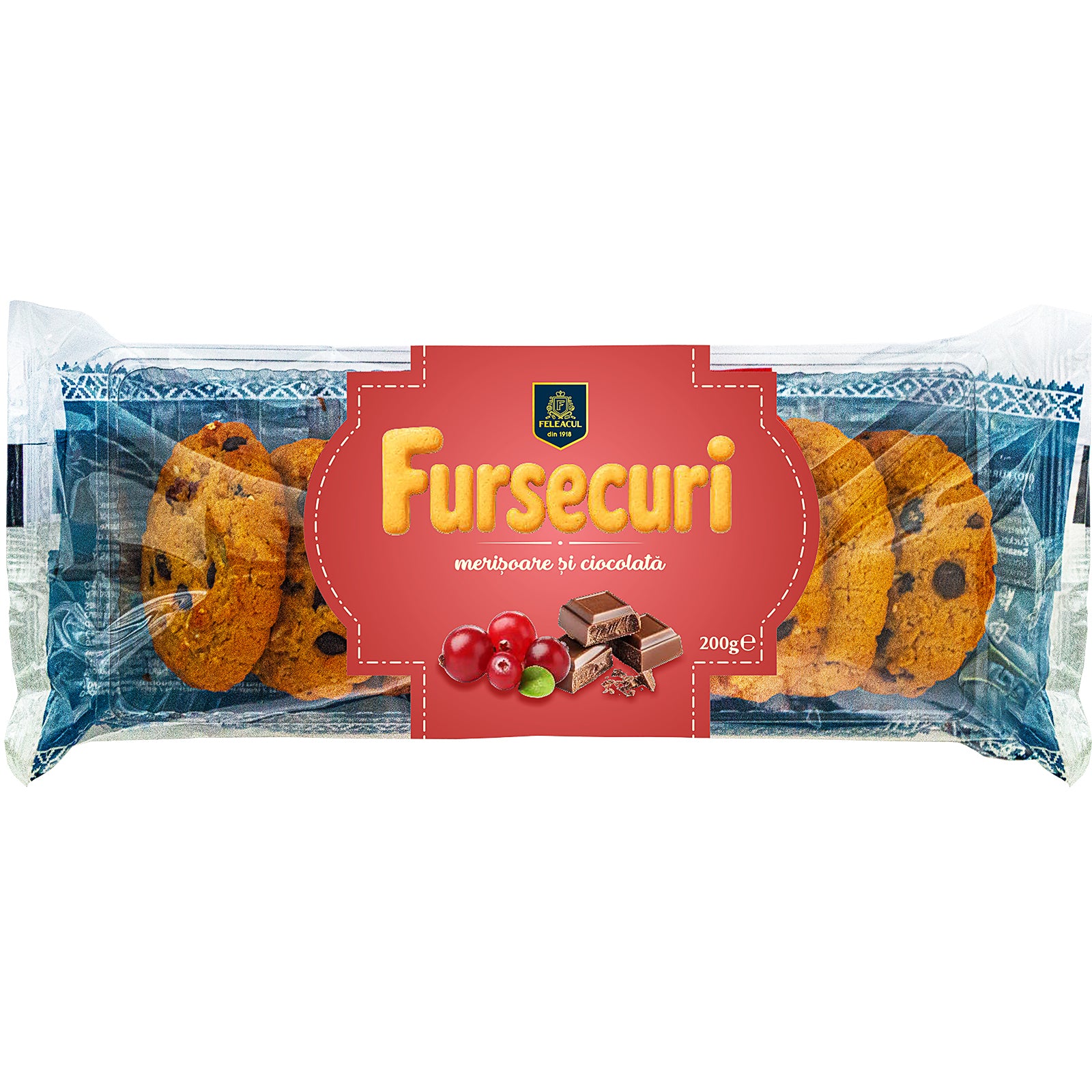 Fursecuri Boromir Cu Merisoare/Ciocolată 200Gr