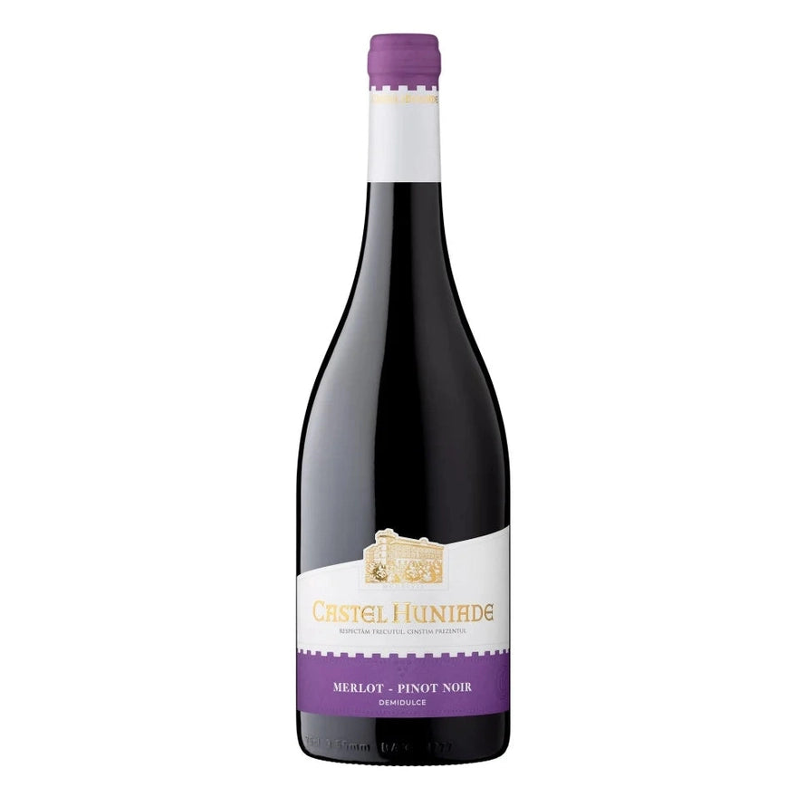 Vin Castel Huniade Merlot & Pinot Noir 0.75L Demidulce