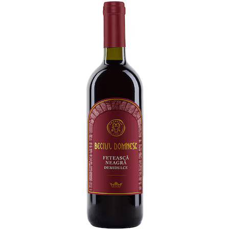 Vin Beciul Domnesc Fetească Neagră 0.75L Demidulce