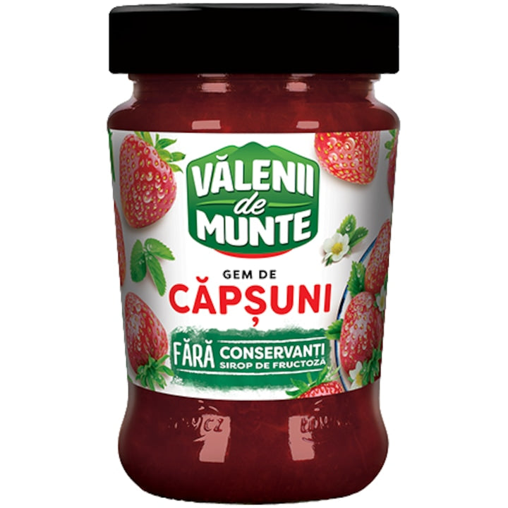 Valenii De Munte Gem Căpșuni 280Gr