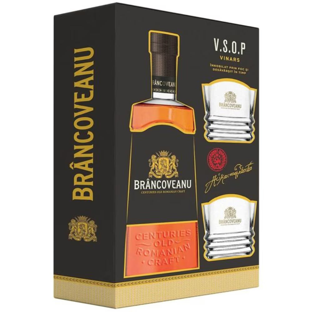 Vinars Brancoveanu 0.7L Vsop + 2Pahare