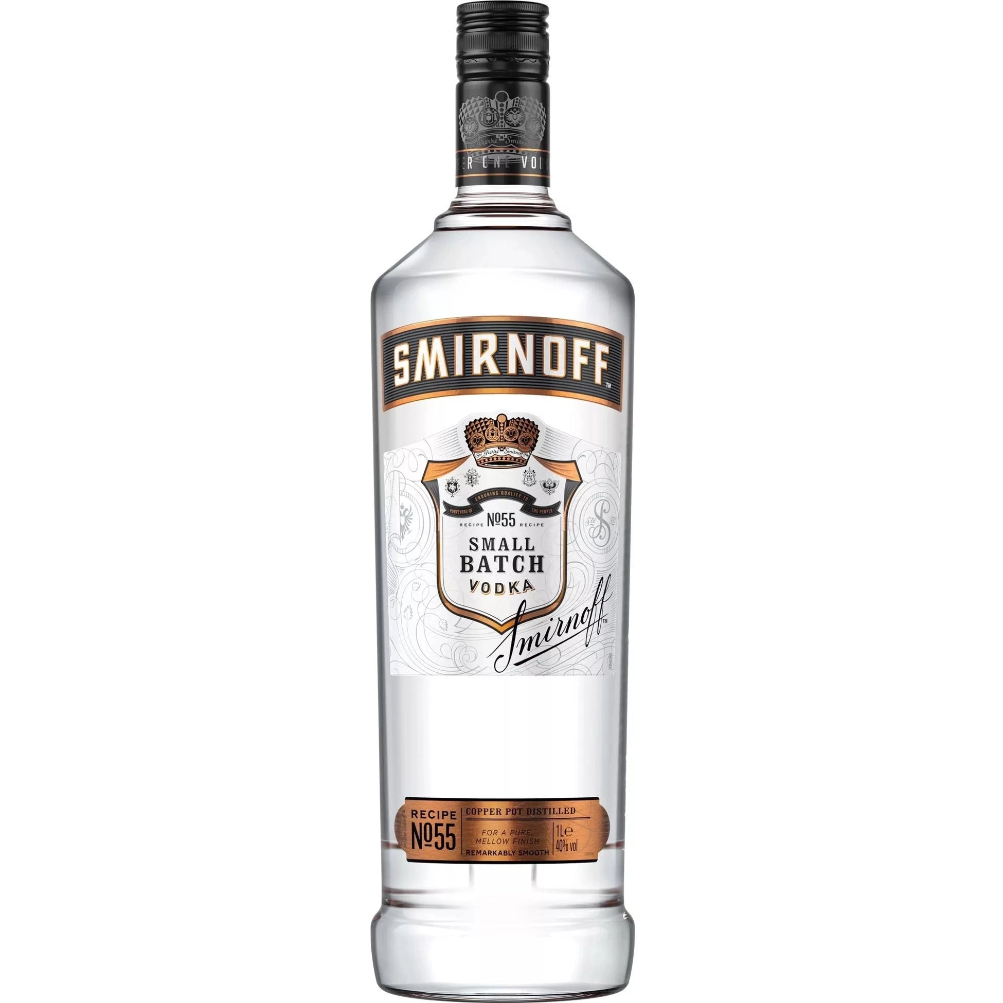 Vodka Smirnoff Black 1L 40%